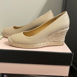Canvas espadrille wedges